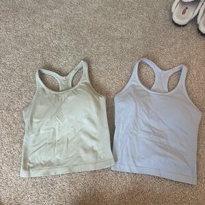 Women's Ribbed Tank Tops - Set of 2